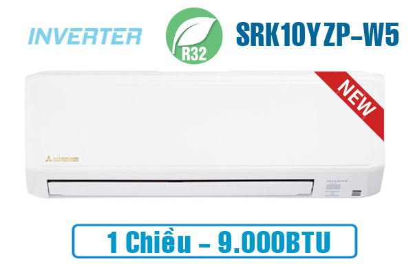 Điều hòa Mitsubishi Heavy inverter 9000BTU 1 chiều SRK10YZP-W5