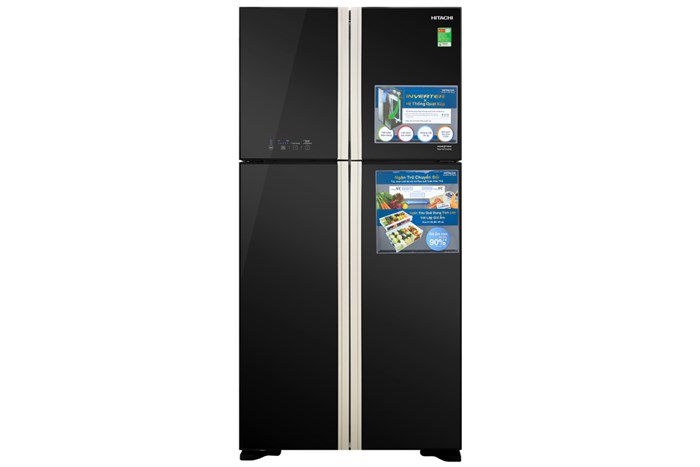 Tủ lạnh Hitachi Inverter 509 lít Multi Door R-FW650PGV8 GBK